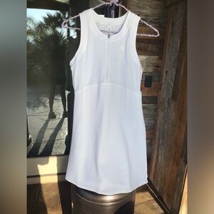 Lululemon grid texture sleeveless tennis dress